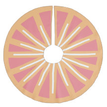 Rosa och Orange Citrus Grapefruit Träd Skirt