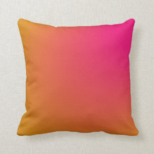 Rosa och orange gradient kudde