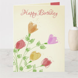 Rosa och Orange Kort