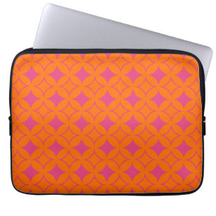 Rosa och orange laptop sleeve