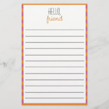 Rosa- och Orange-lindad platta