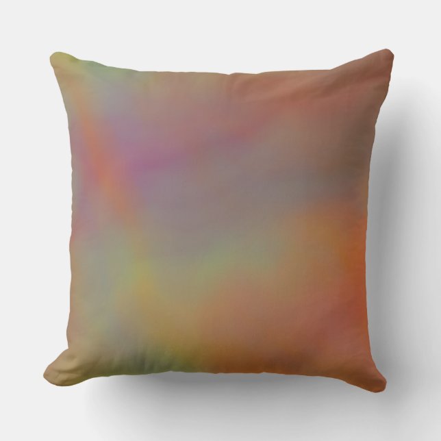 rosa och Orange Marble Struktur Kudde (Framsida)