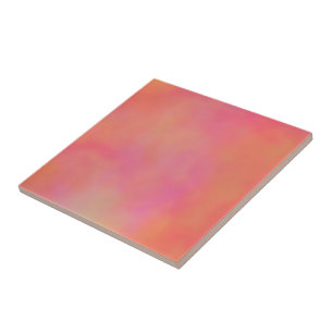 Rosa och Orange Marrled Cloud abstrakt Kakelplatta