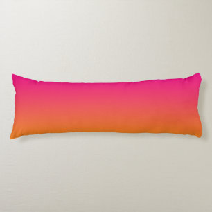 "Rosa och orange Ombre", Kroppskudde