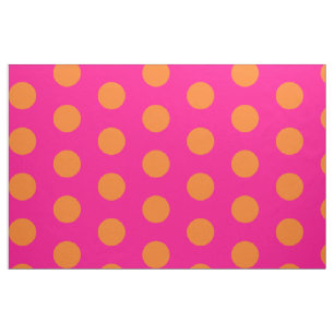 Rosa- och Orange-polykameraduk, bomullsväv Tyg