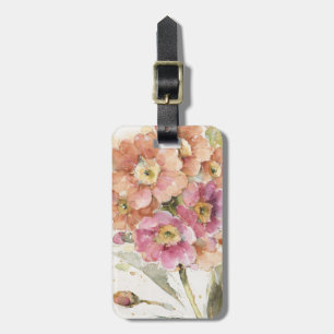 Rosa och Orange Primrose Bagagebricka