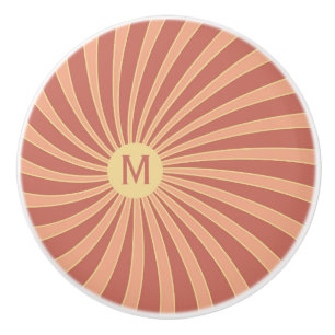 Rosa och orange stil solsprängningsdesign knopp