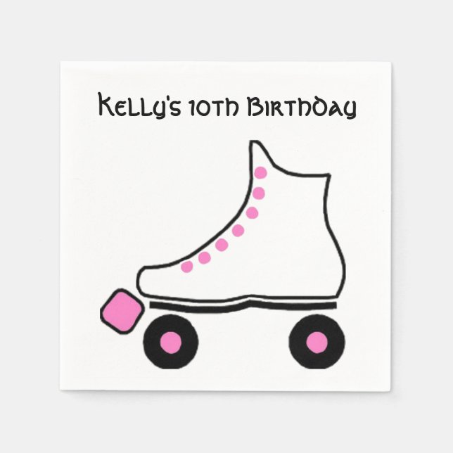 Rosa och Pappra blöjor Pappersservett (Framsidan)