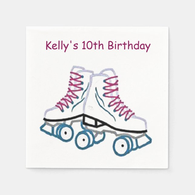 Rosa och Pappra blöjor Pappersservett (Framsidan)