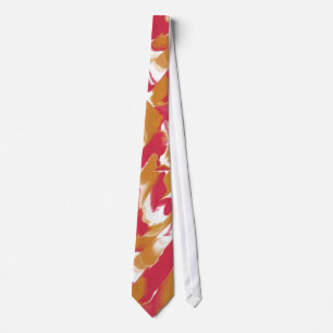 Rosa och Peachy Necktie Slips