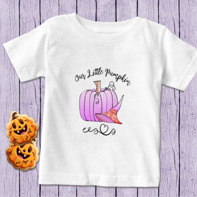 Rosa och persiko-Pumpkin T Shirt (Skapare uppladdad)