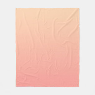Rosa och persikofärgad grafik fleecefilt