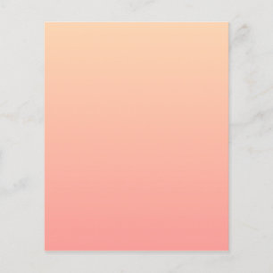 Rosa och persikofärgad grafik flygblad