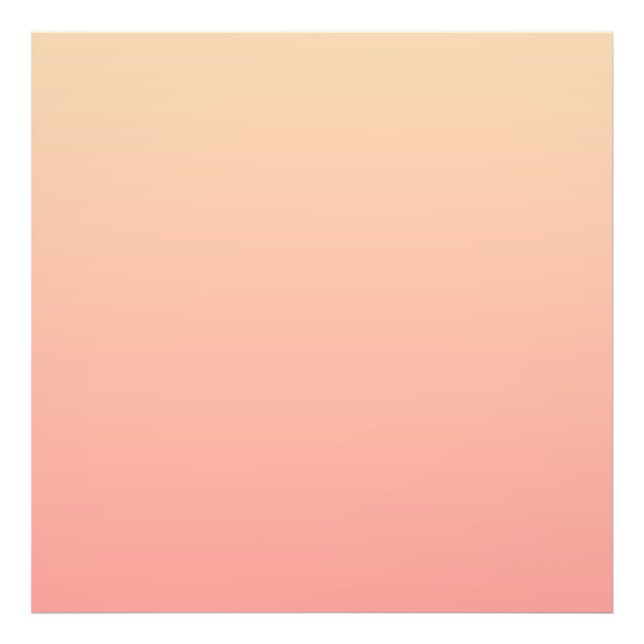 Rosa och persikofärgad grafik fototryck (Framsidan)