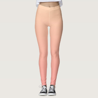 Rosa och persikofärgad grafik leggings