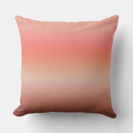 rosa och persikofärgad mjuk övertoning kudde