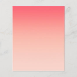 Rosa och persikofärgad övertoningsbakgrund flygblad