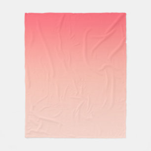 Rosa och persikogradientbakgrund fleecefilt