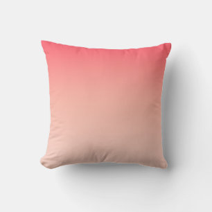Rosa och persikogradientbakgrund kudde