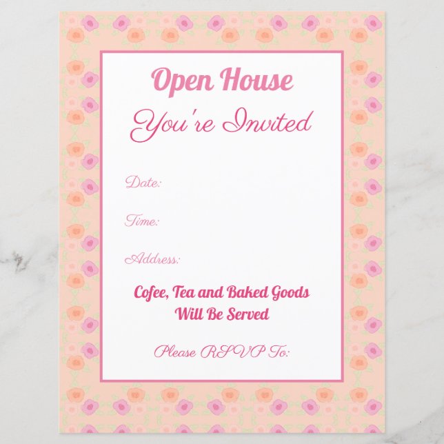 Rosa och persikor (Framsida)