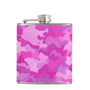 Rosa och purpurfärgade Camo Fickplunta