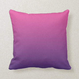 "Rosa och purpurfärgade Ombre", Kudde
