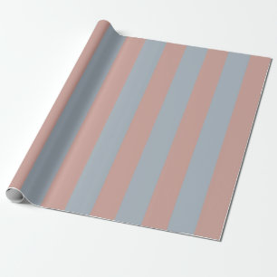 Rosa och Rand för isblått Färg Presentpapper