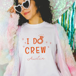 Rosa och Red I Do Crew Sketch Bachelorette Party T Shirt<br><div class="desc">Samla in din I-besättning med matchande t-shirts med bachelorette-fest. Med rosa och röda ring,  stjärnor och sketch i hand plockade med hjärta kan du anpassa den med dina brudar i namn.</div>