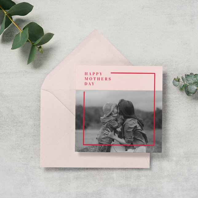 Rosa och Red Photo Mors dag Gift (Skapare uppladdad)