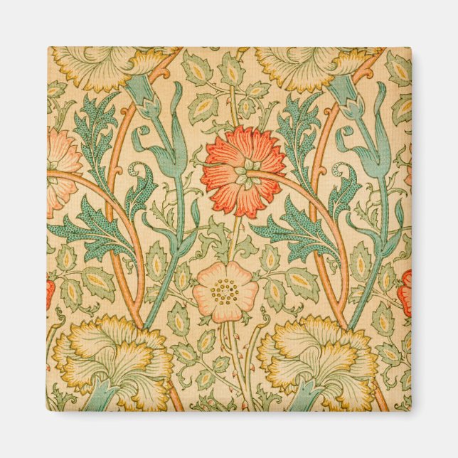 Rosa och Ro av William Morris (1834-1896). Magnet (Framsidan)