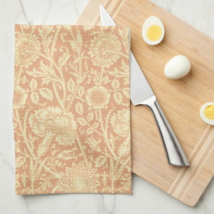 Rosa och Ro av William Morris, Vintage Flowers Kökshandduk