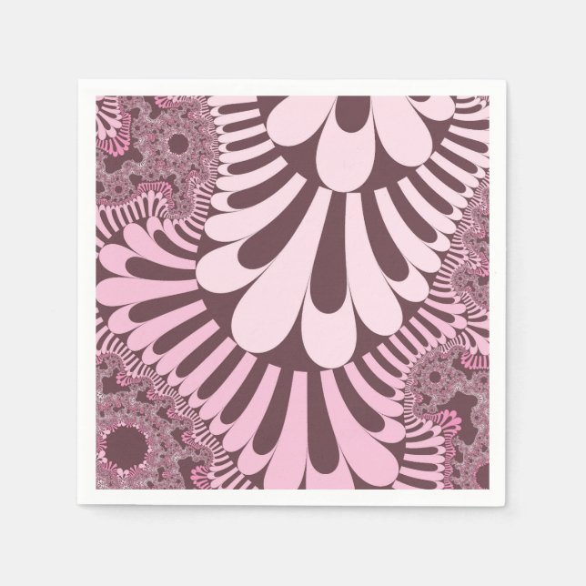 Rosa- och Ro-slinga Pappersservett (Framsidan)