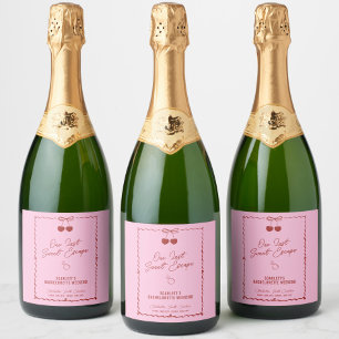 Rosa och röd körsbärsherrar Weekend Champagne