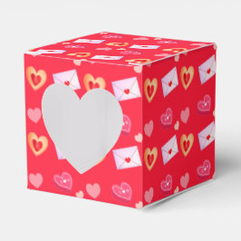 Rosa och röda Alla hjärtans dagslag och Kärlek Bre Presentaskar