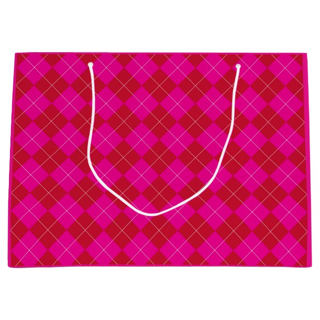 Rosa och röda argylejul firande (Framsidan)