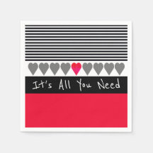 Rosa och röda hjärta