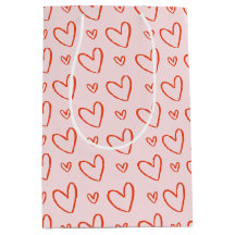 Rosa och röda hjärtdockor - Valentineserna Kärlek