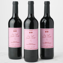 Rosa och röda körsbärsfärgad möhippa-helg