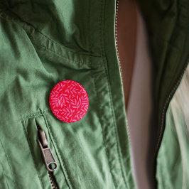 Rosa och rödblad knapp