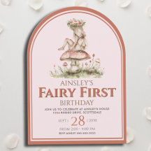 Rosa och rödmjölk första arken första födelsedag P