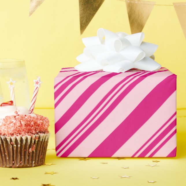 Rosa och  Rosa Romantisk Elegant Alla hjärtans Presentpapper (Födelsedagsfest)