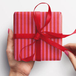 Rosa och rött rand är en mycket god jul-helgdag presentpapper