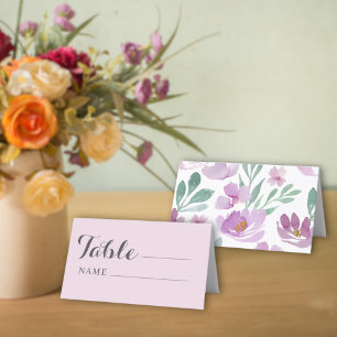  Rosa och säten i Blommigt Bröllop Placeringskort