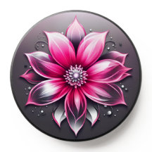 Rosa och Silver Flower