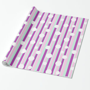 Rosa- och skalpolkatodstripe-skrotavfall presentpapper