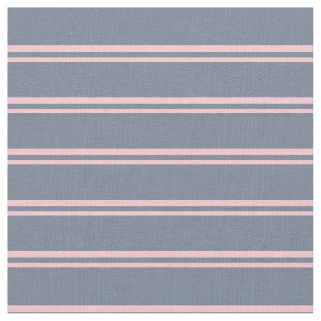 Rosa och Slate Grått Mönster Tyg (Närbild)