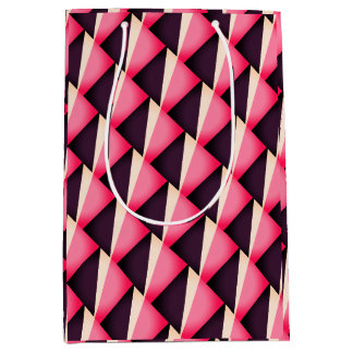 Rosa och svart abstrakt geometrisk mönster