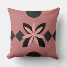 ROSA OCH SVART ABSTRAKT