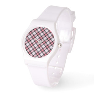 rosa och svart betald armbandsur