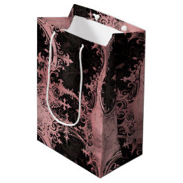 Rosa och svart Gothic Grunge